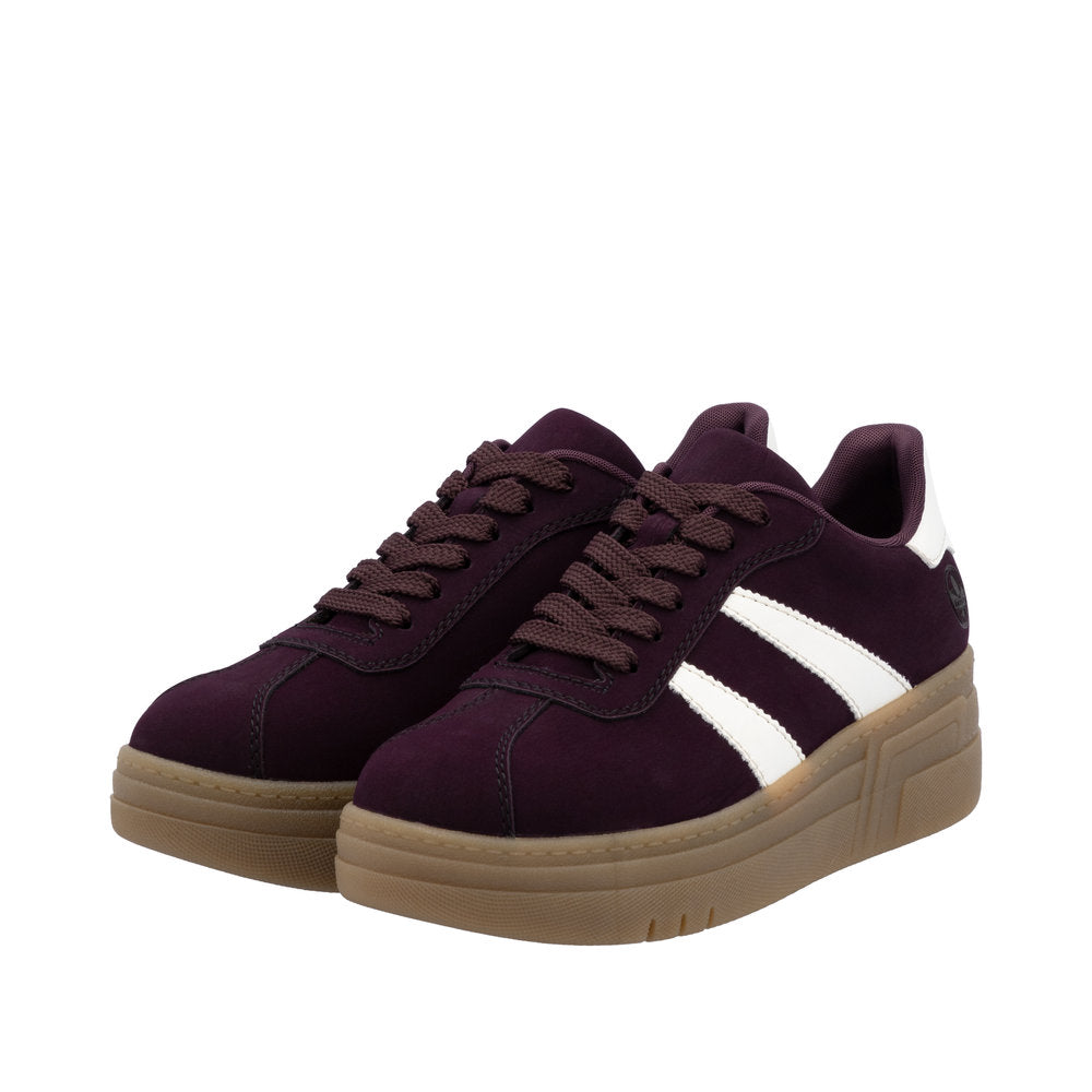 Rieker Burgundy Trainer M7601-30