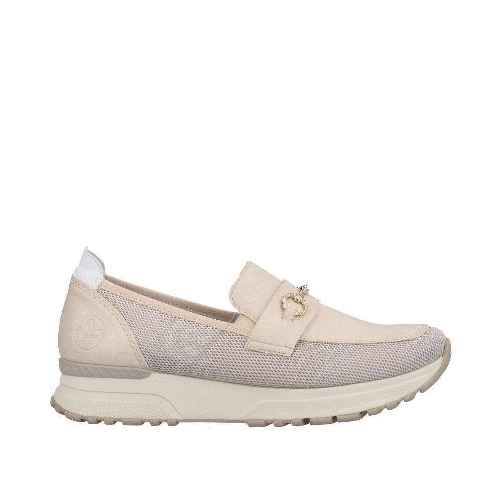 Rieker Beige Loafer N7455-60