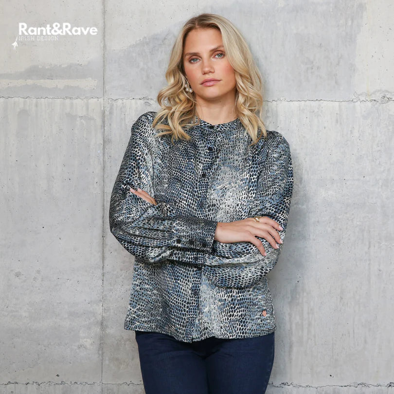 Rant & Rave Quita Top Blue