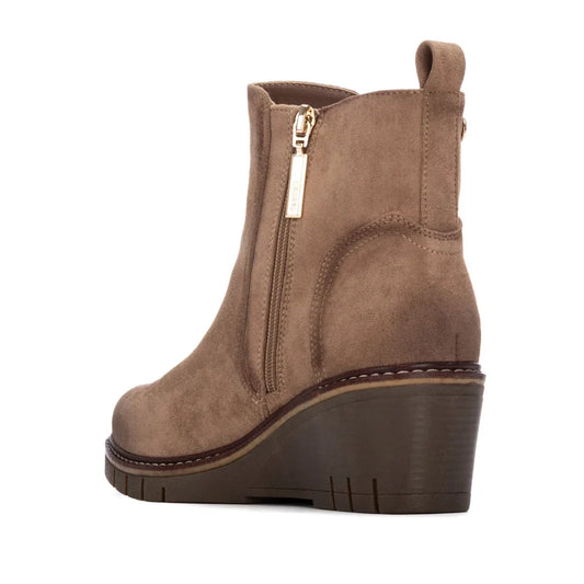 Refresh Taupe Wedge Boot 176174