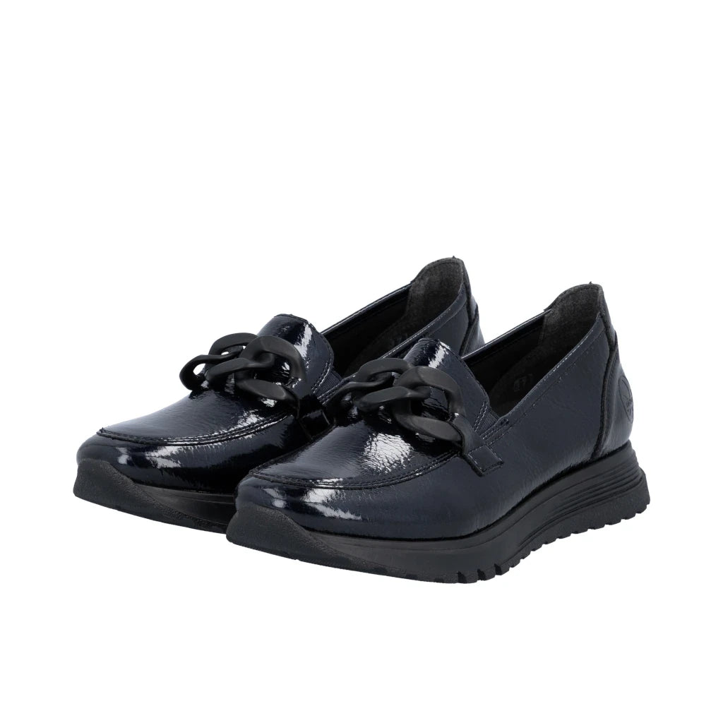Rieker Blue Loafer 49051-14