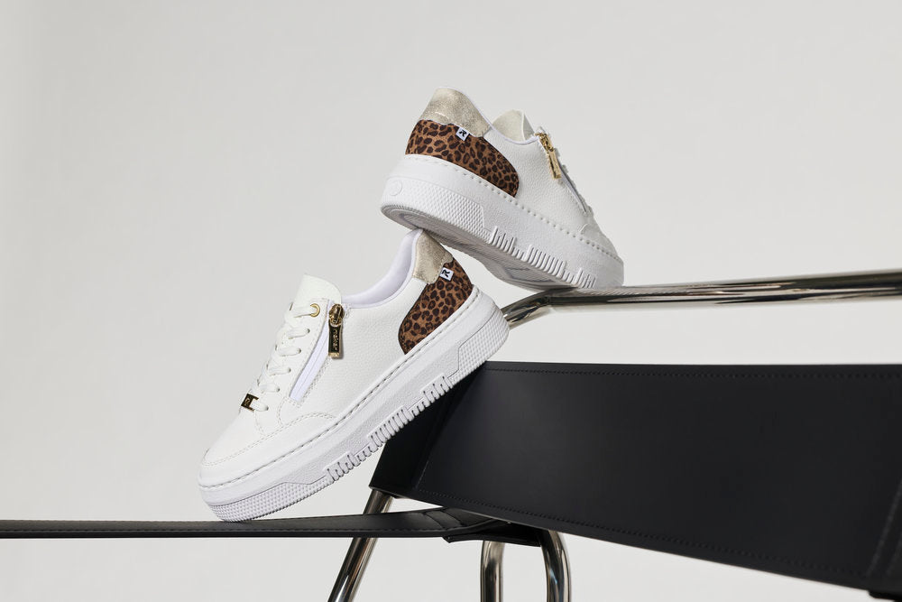 Rieker M1900-80 white trainer