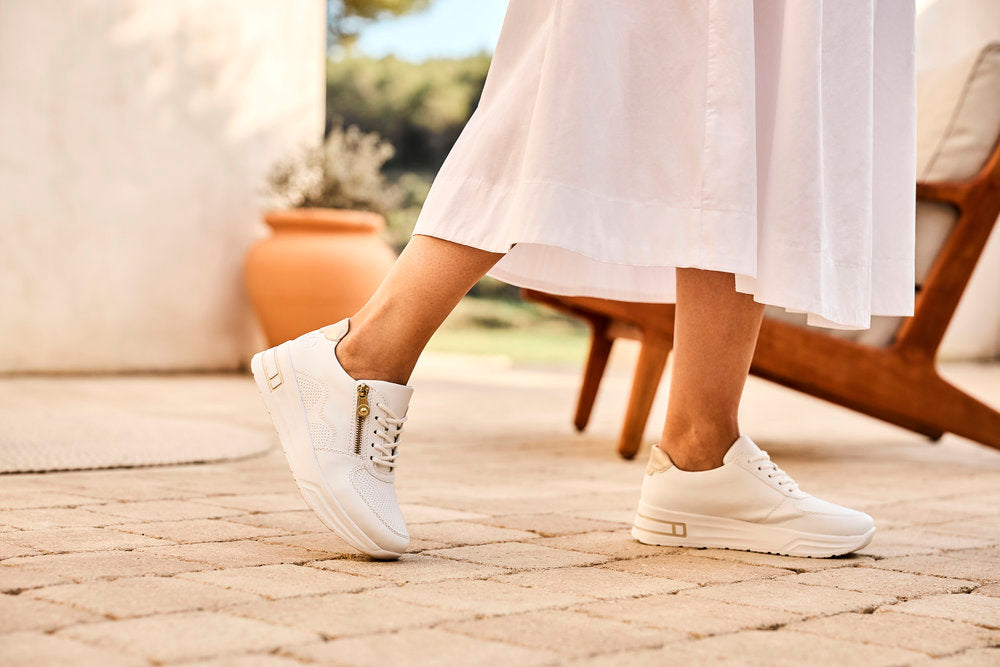 Rieker N8100-80 White trainer