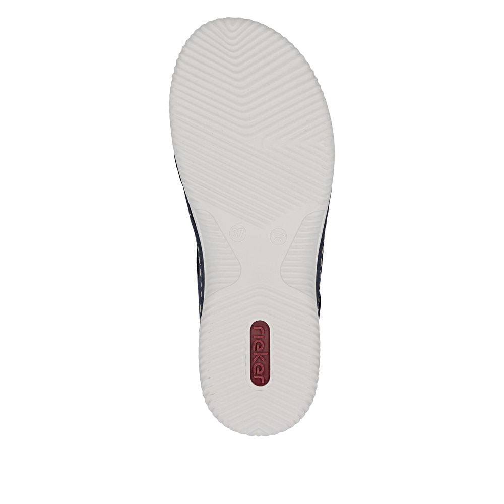 Rieker Navy Wide Sandal V7451-14