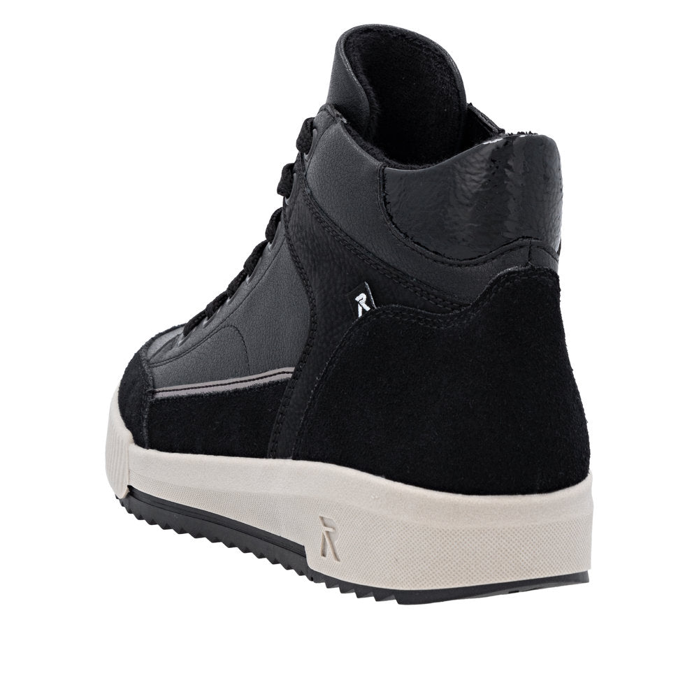 W0171-00 black high top sneaker
