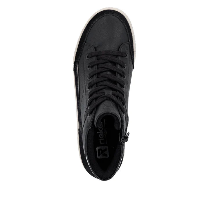 W0171-00 black high top sneaker