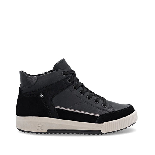 W0171-00 black high top sneaker