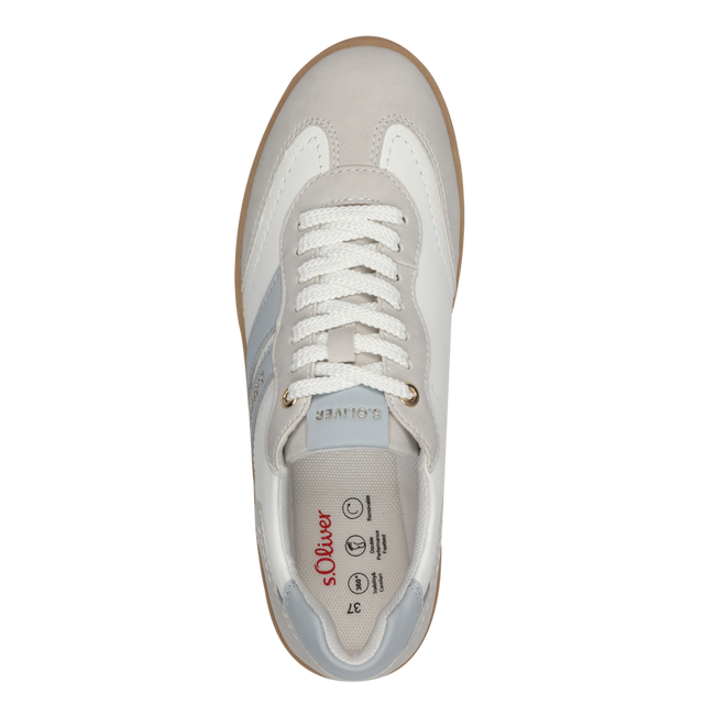 S.oliver 5-23652 white/blue trainer