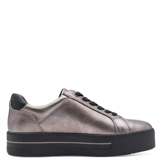 Jana Pewter/Black Trainer 8-23767-43