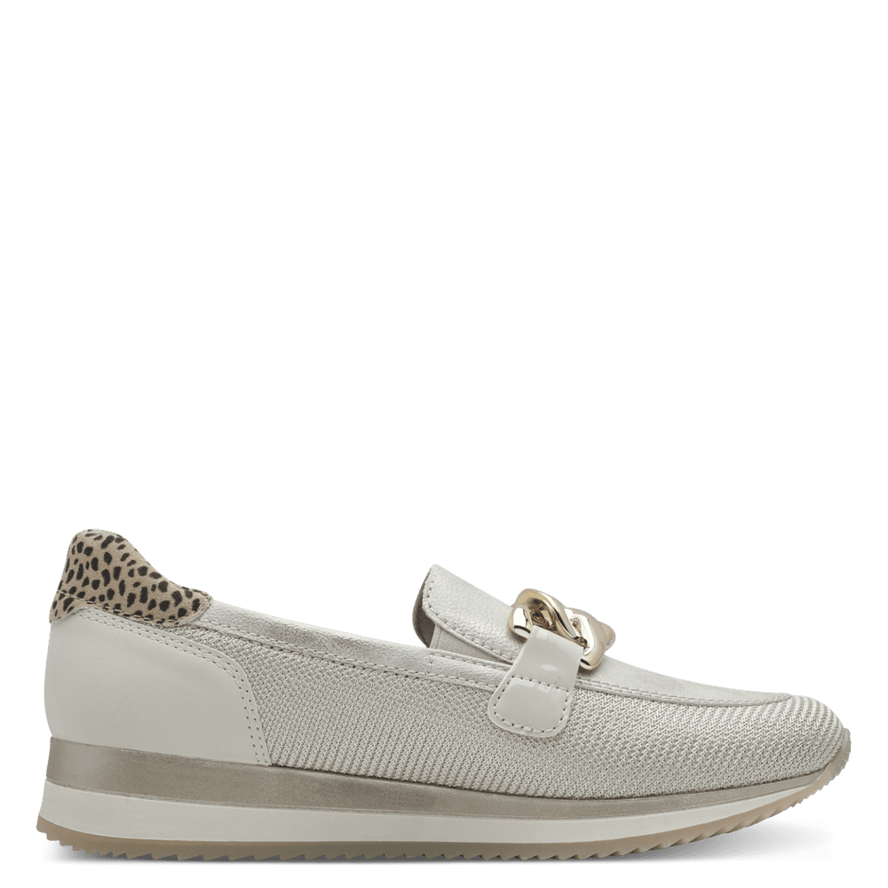 Jana 8-24766-42 beige/gold slip on