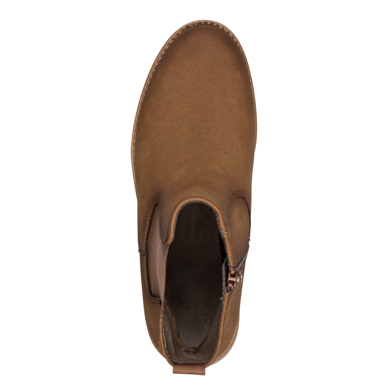 Jana Cognac Boot 8-25475-47