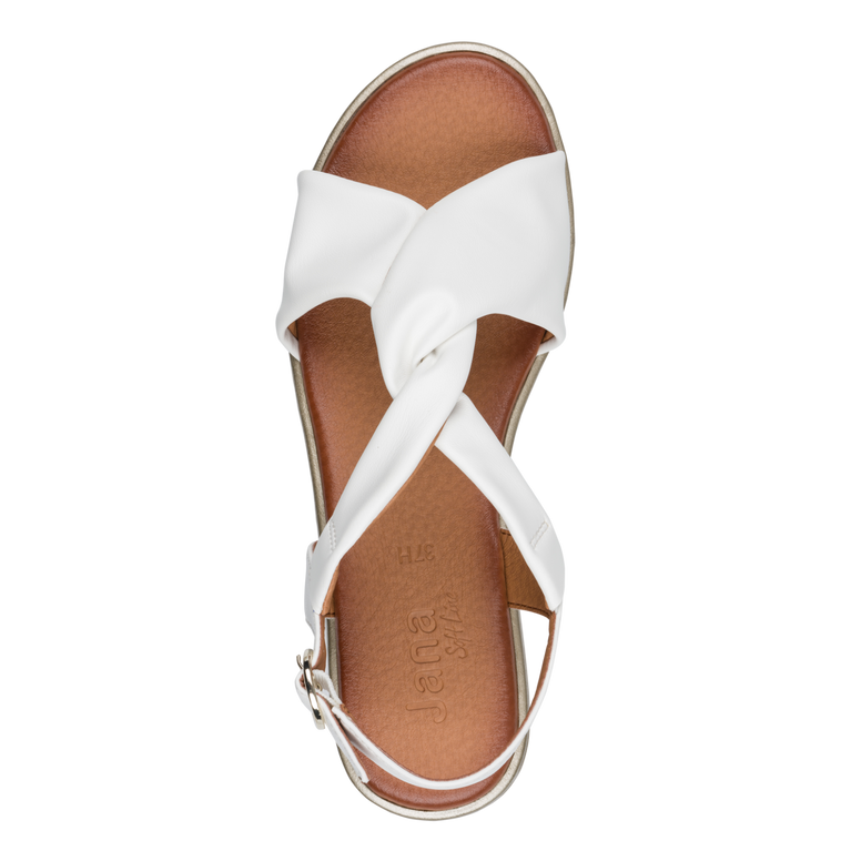 Jana White Sandal 8-28276-46-100