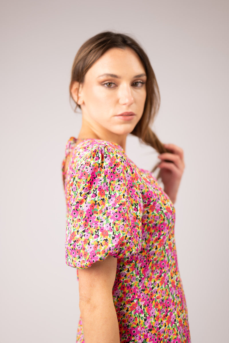 Leane Short Ruffled Dress