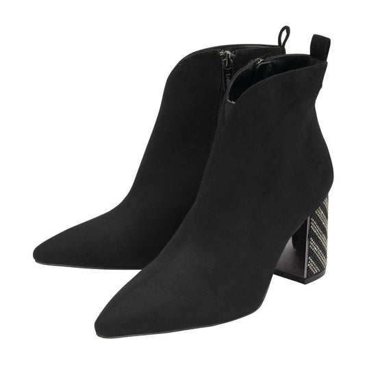 Lotus Lori Black Ankle Boots
