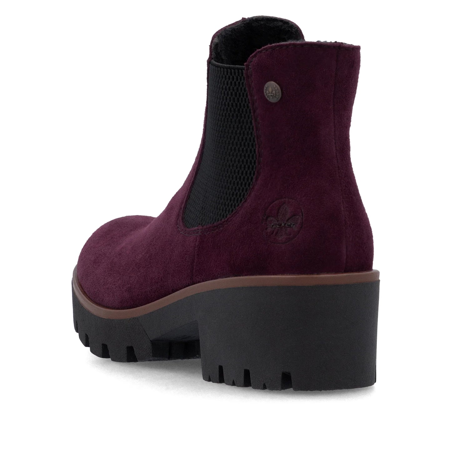 Rieker 79265-30 red ankle boot