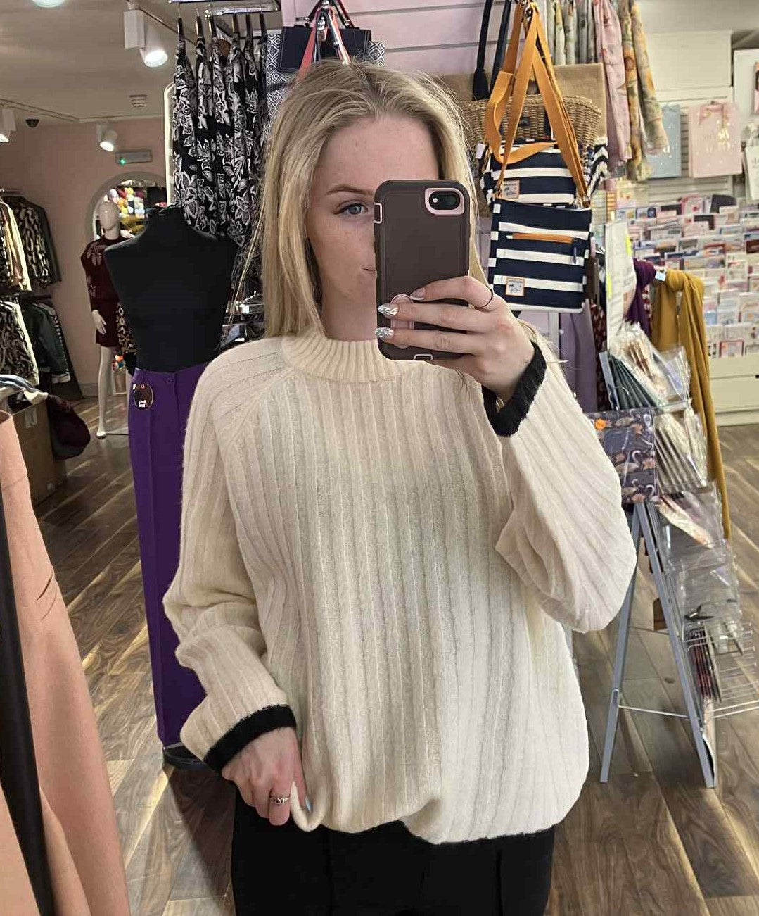 Bymarianne Rib Jumper Birch