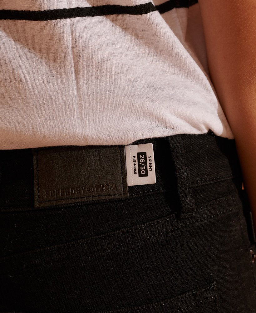 Superdry High Rise Skinny Jean- Livingston Black