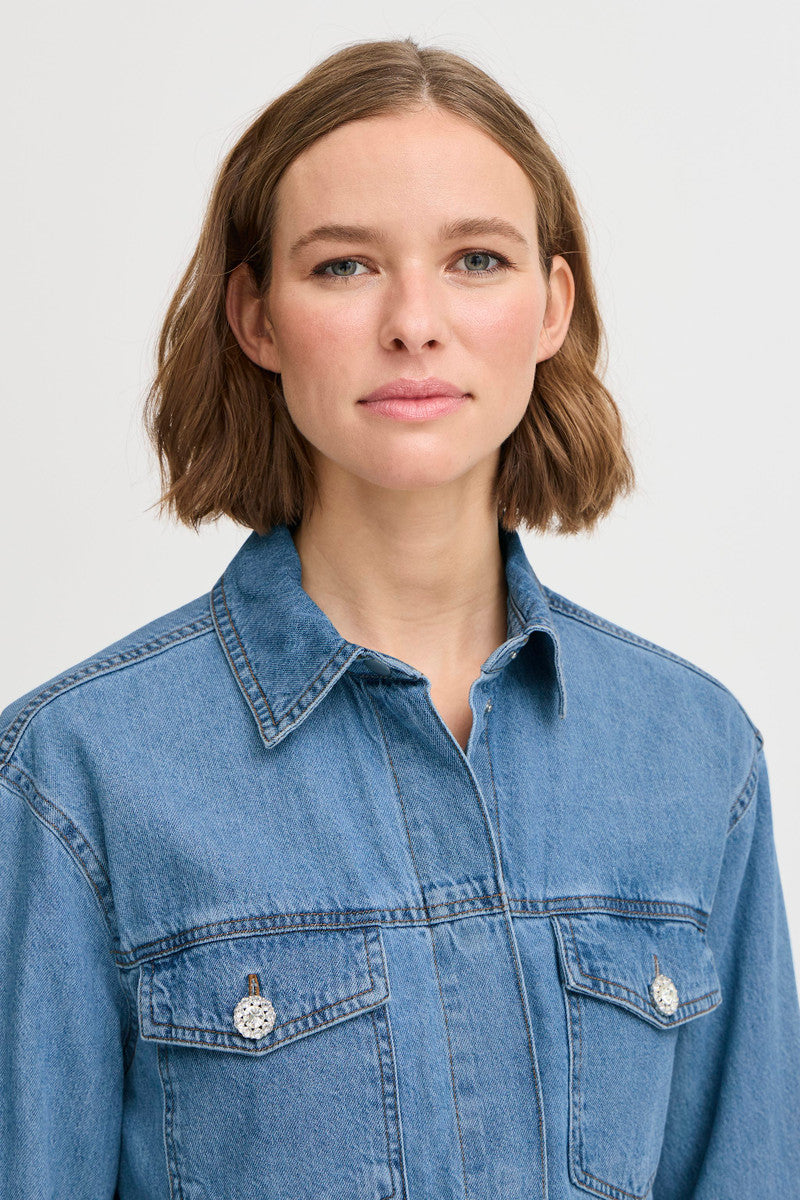 Bykapuca Shirt (mid blue denim)