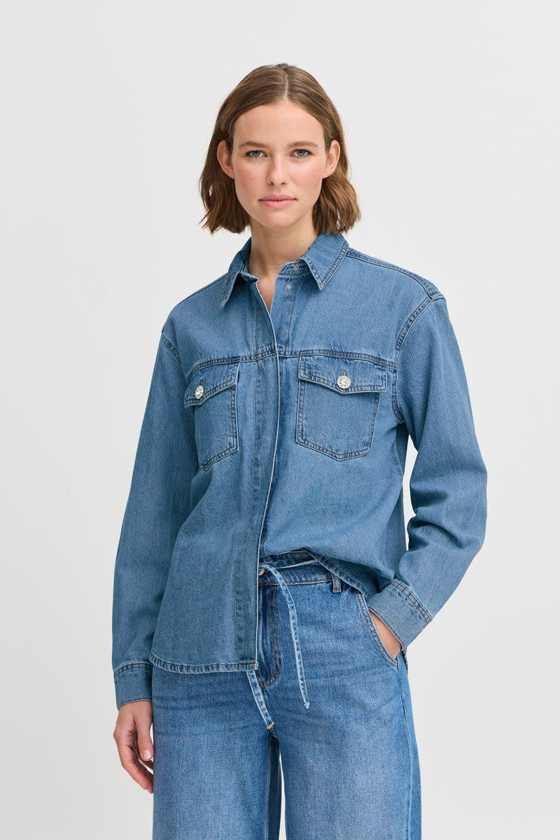 Bykapuca Shirt (mid blue denim)