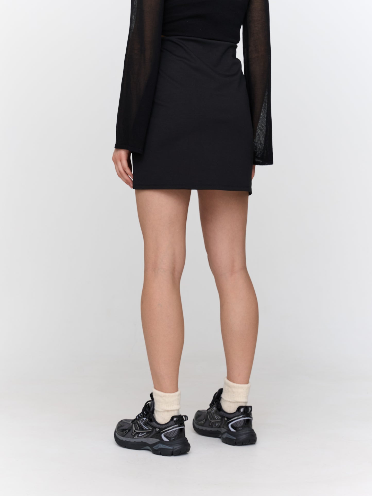 24Colours Black Skirt 70820A