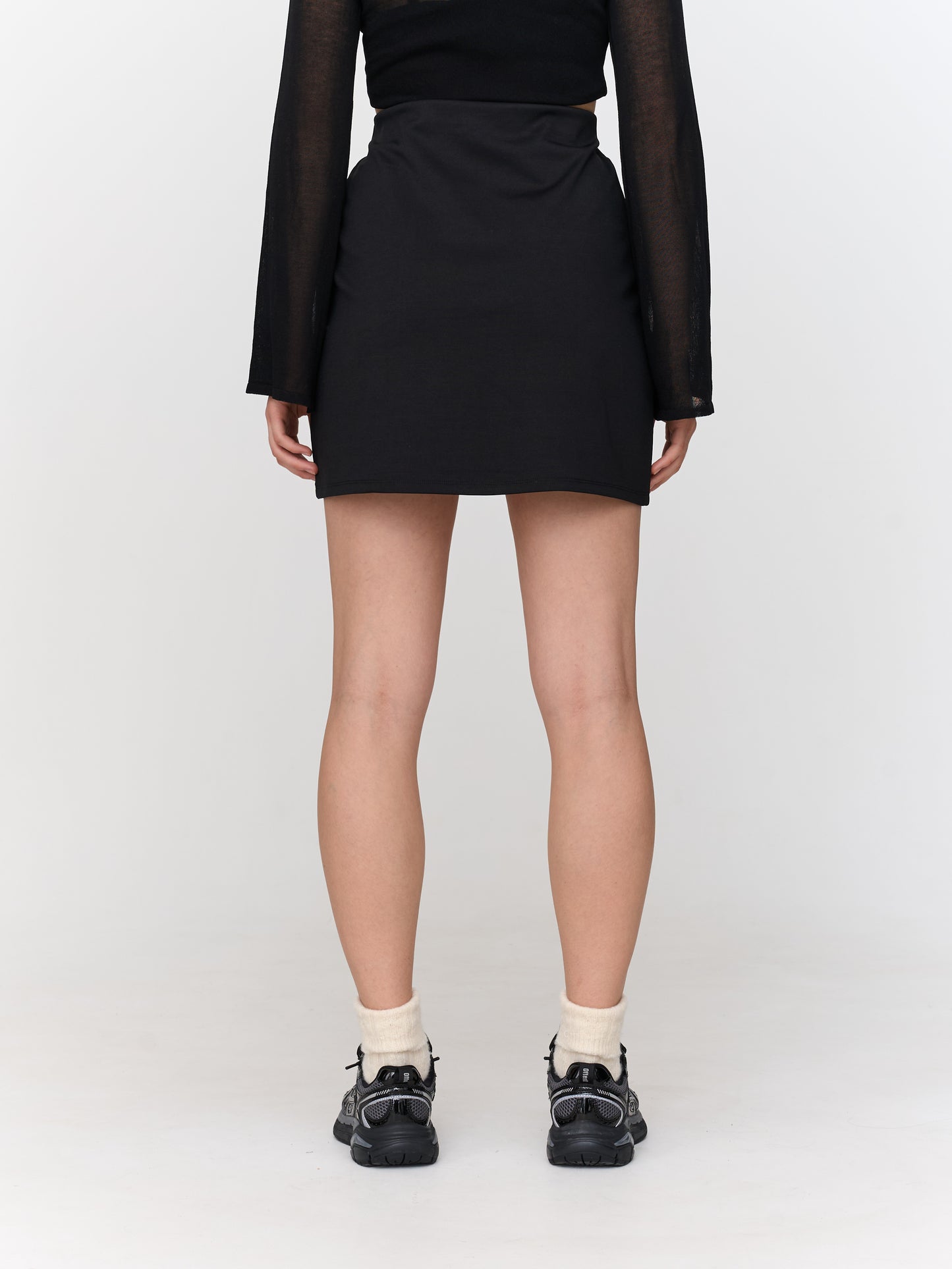 24Colours Black Skirt 70820A