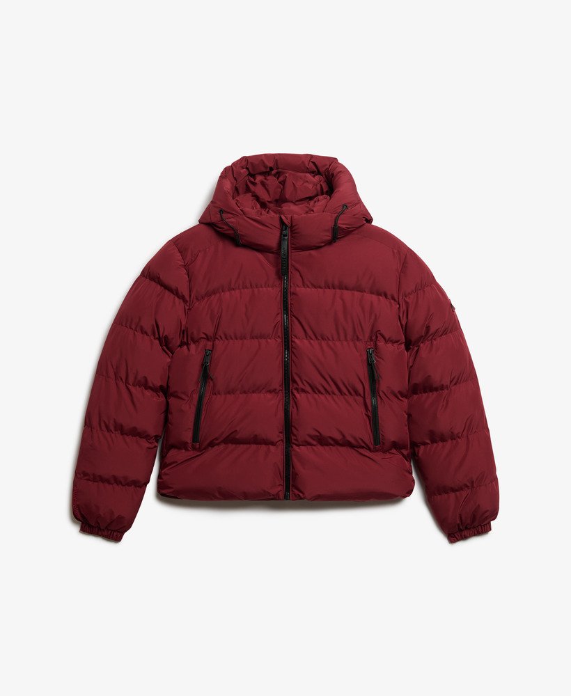 Hooded Sports Puffer Jacket