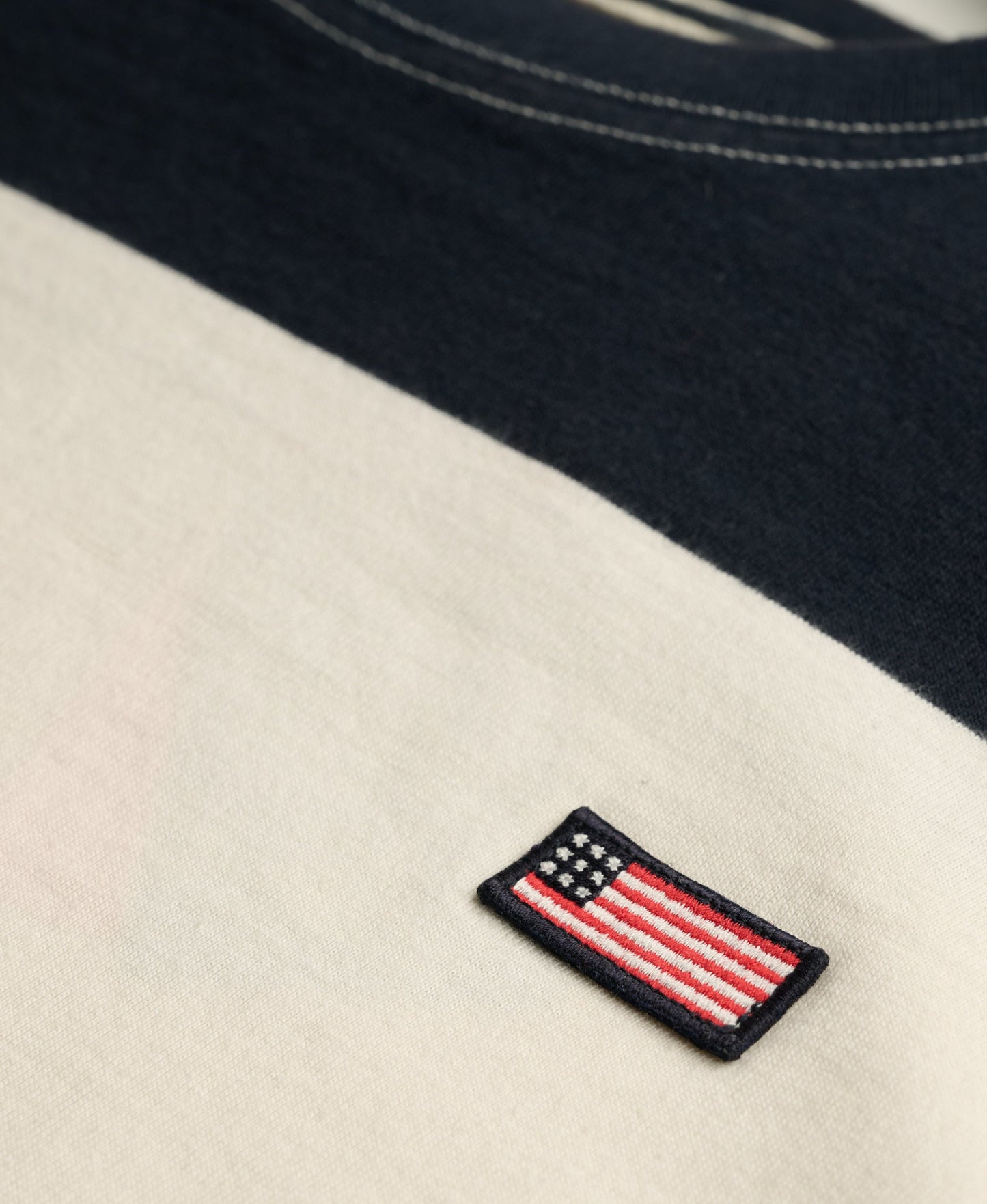 Athletic Essentials Stripe Slouchy Crew