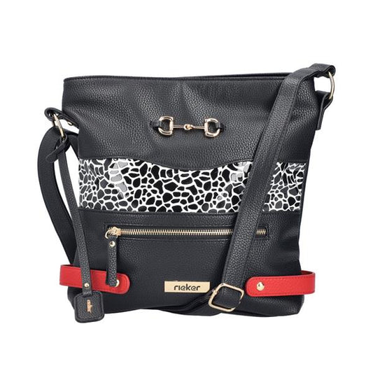 Rieker H1517-01 Black combi handbag