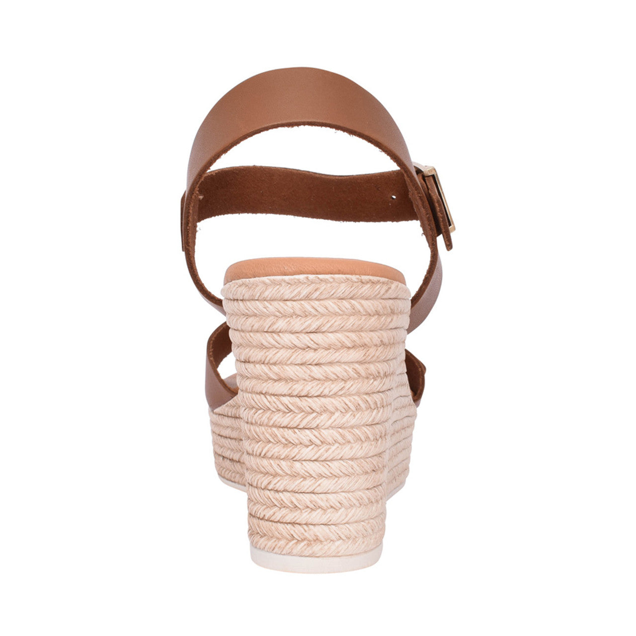 Oh my sandals tan wedge -5726