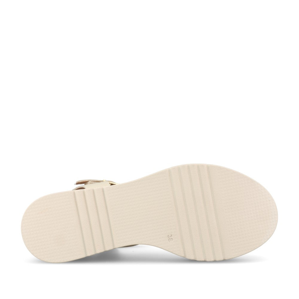 Oh my sandals 5981 beige wedge