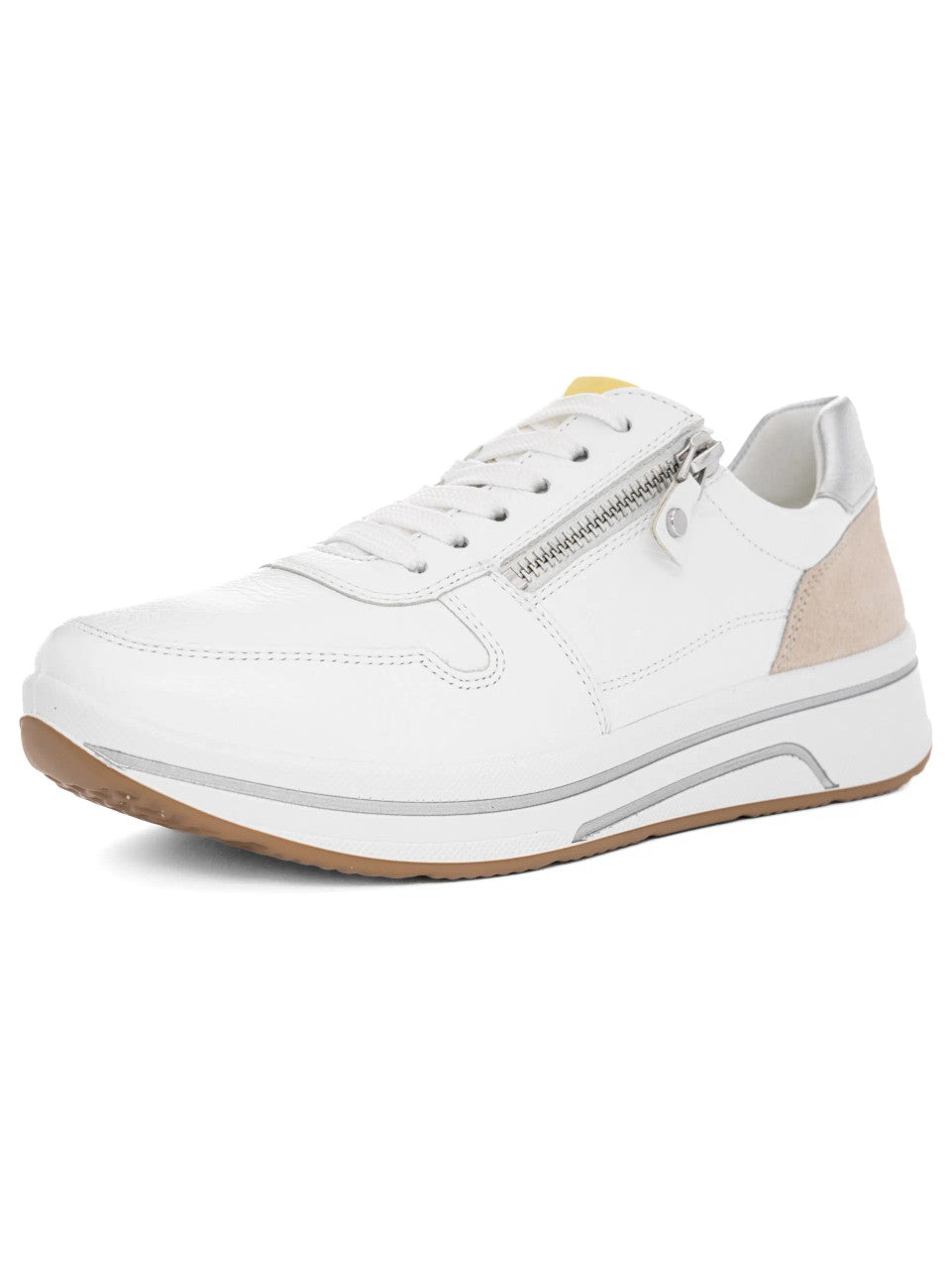 Ara 12-27540 Sapporo trainer white/lemon