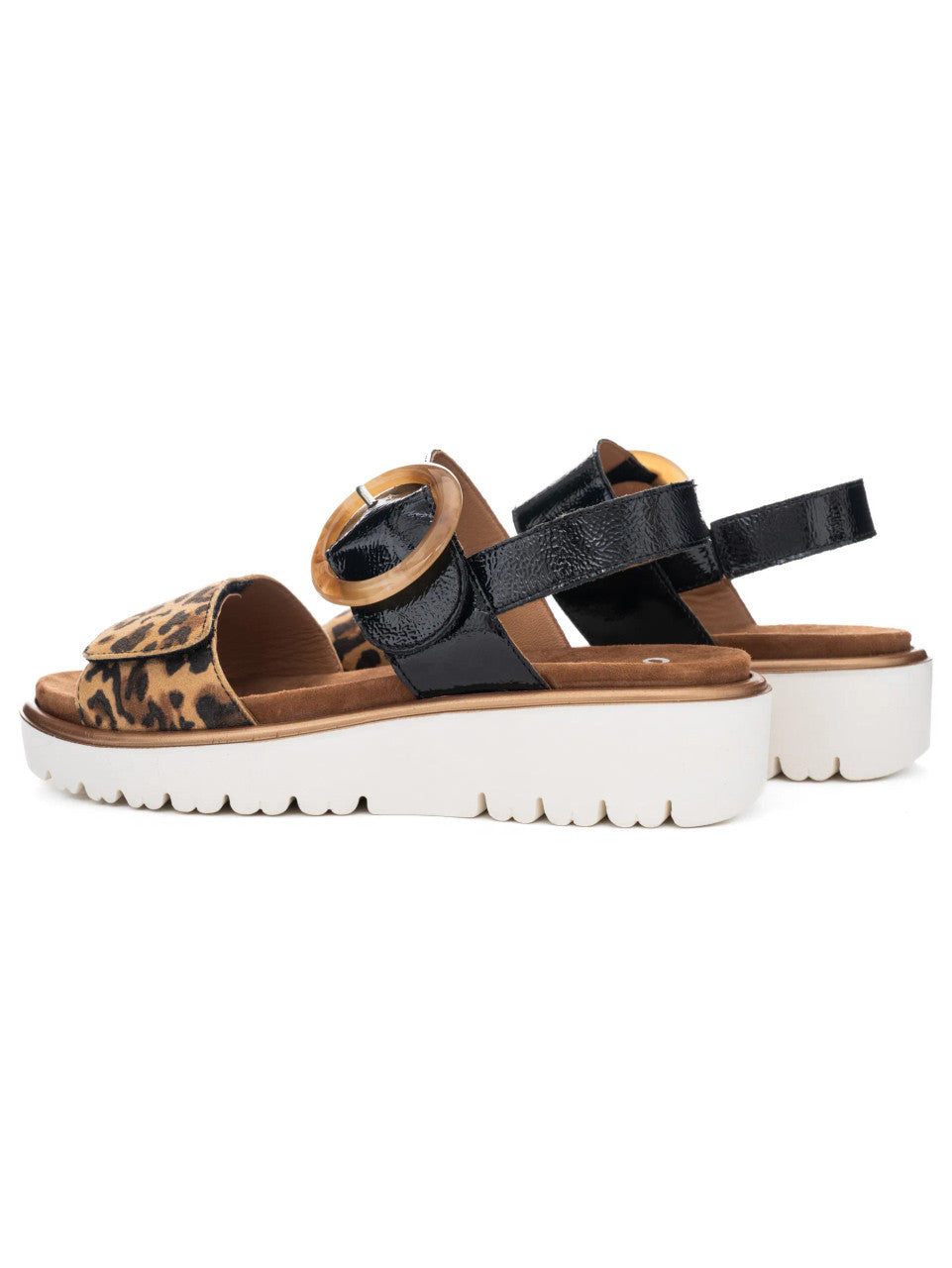 Ara 12-33505 bilbao black/leopard sandal