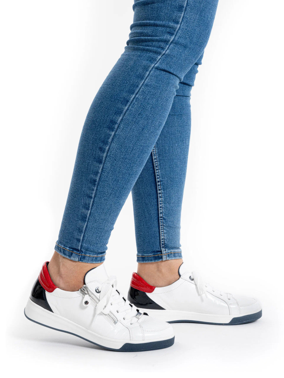 Ara 12-34432 navy/white trainer