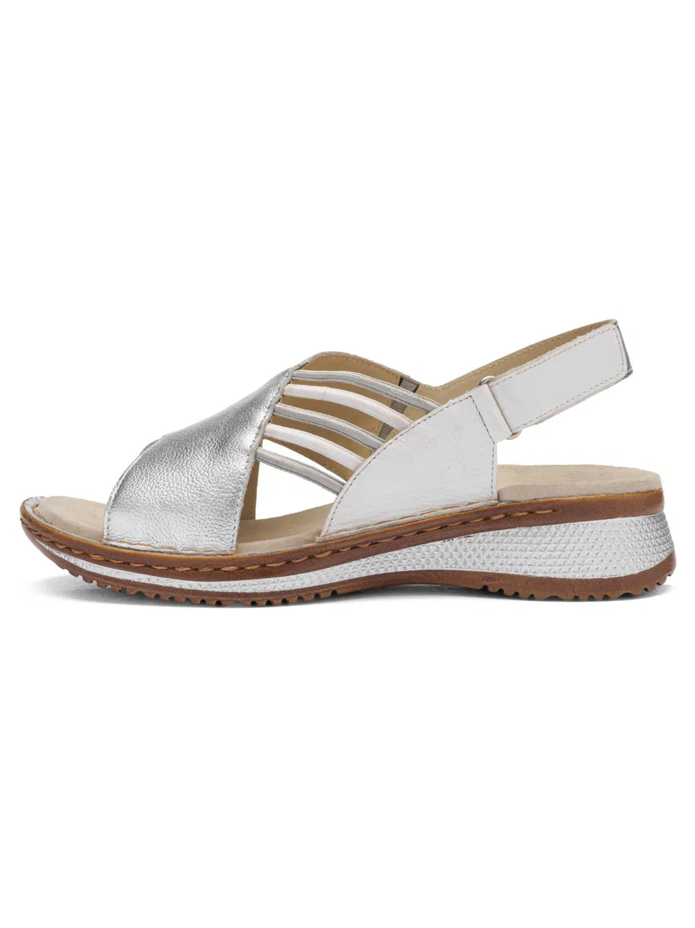 Ara Hawaii silver sandal 12-29012-12