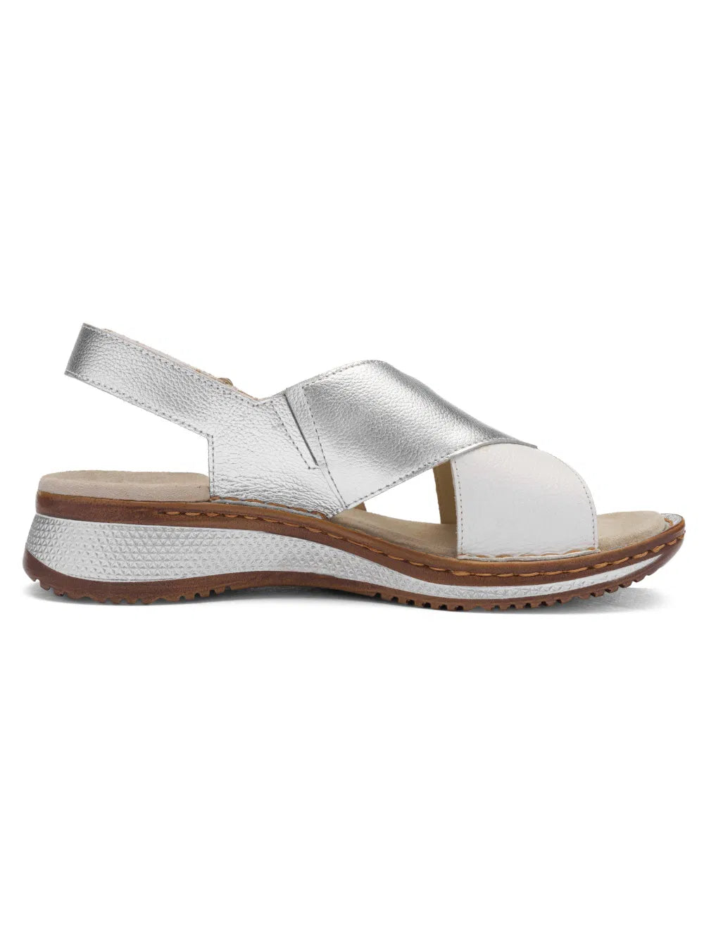Ara Hawaii silver sandal 12-29012-12