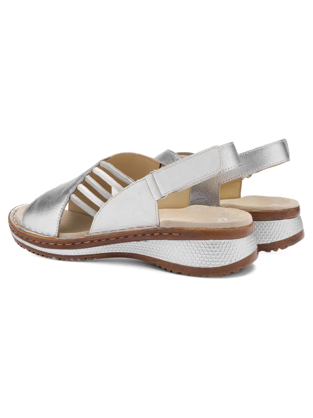 Ara Hawaii silver sandal 12-29012-12