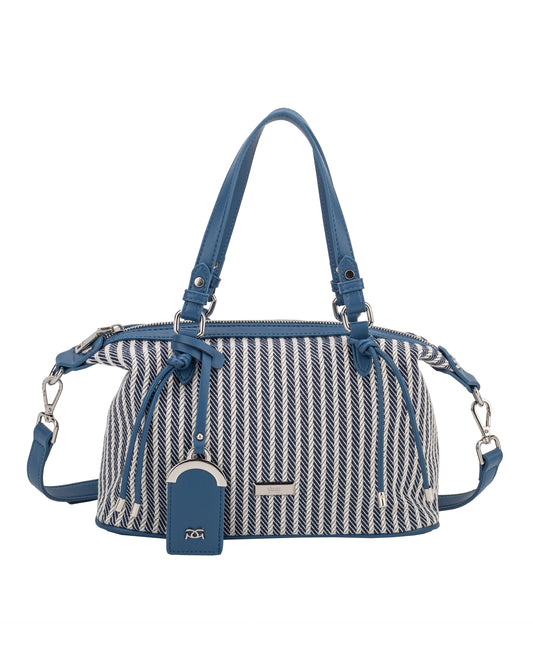 Emerald Medium Bowling Bag - Navy Blue