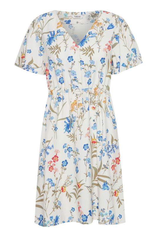 Byimilda Button Dress (marshmallow mix)