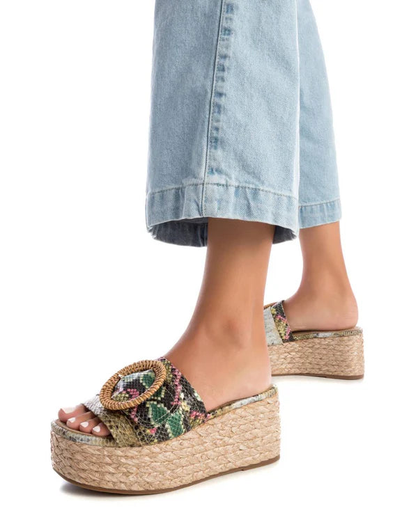 Xti Platform Snake Sandal 142697