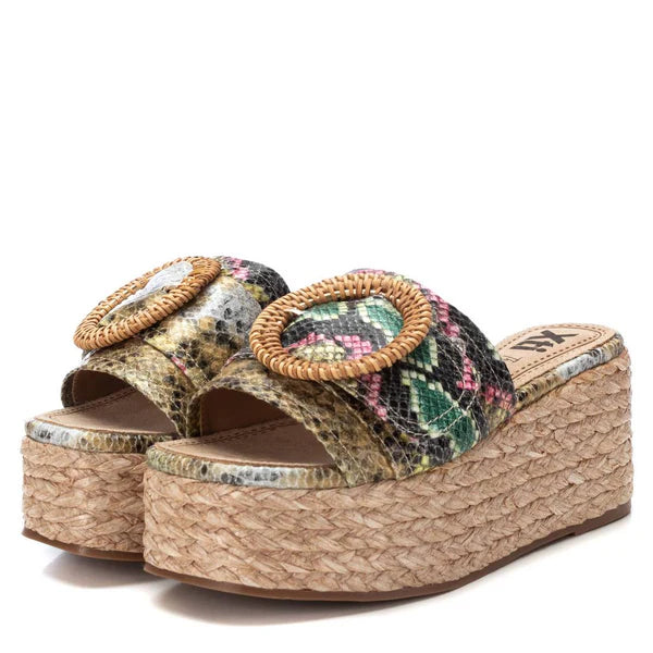 Xti Platform Snake Sandal 142697