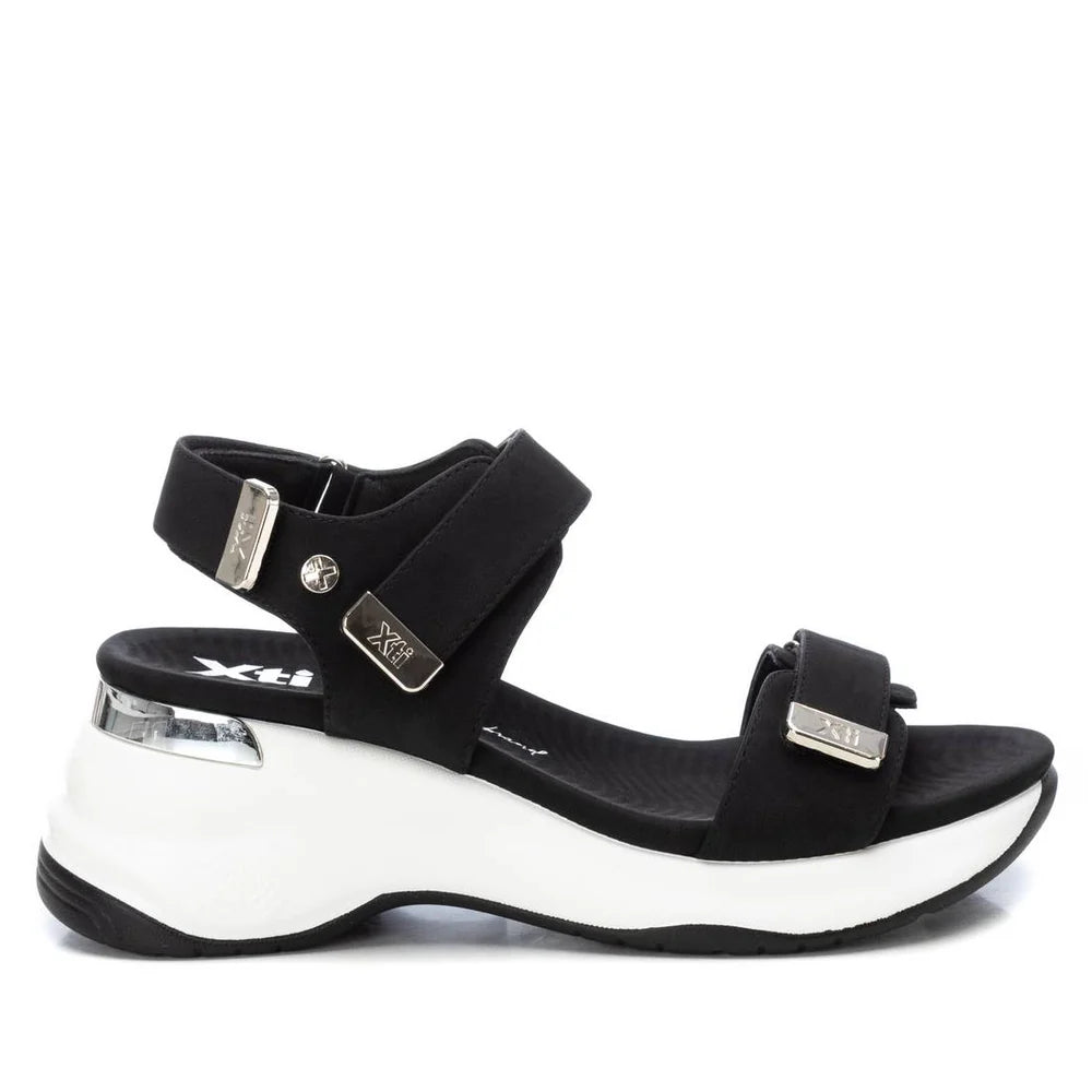 Xti Black Sandal 142827
