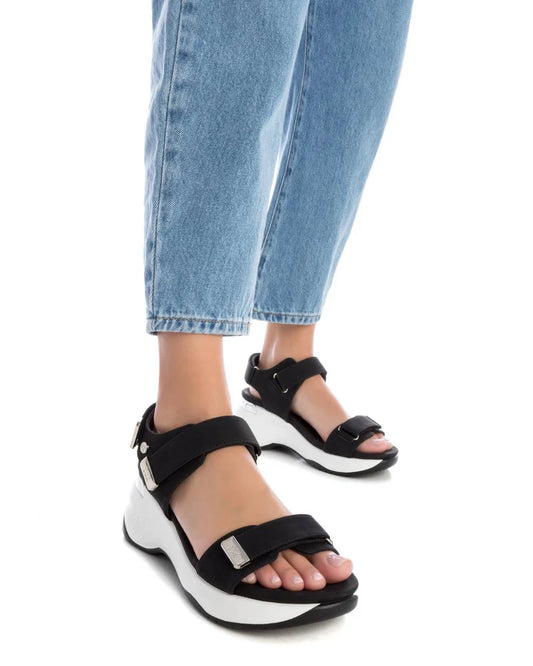 Xti Black Sandal 142827