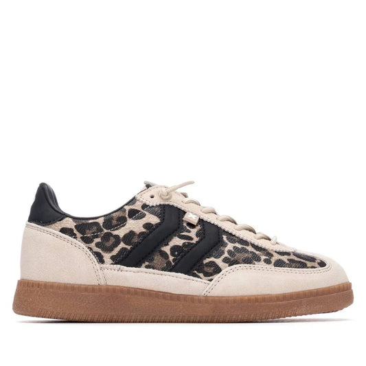 Xti Beige leopard Trainer 144159