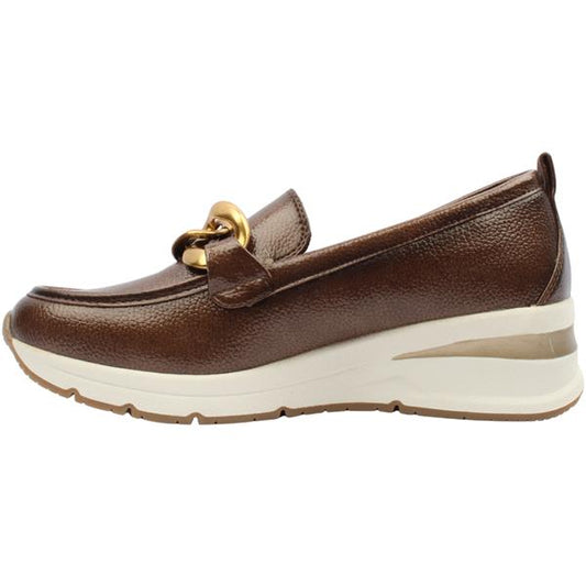 X.t.i Taupe slip on 144224
