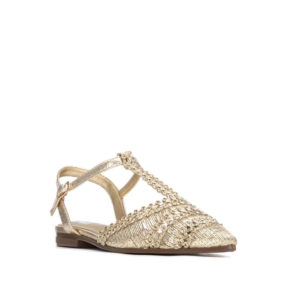 X.t.i 145136 gold flats