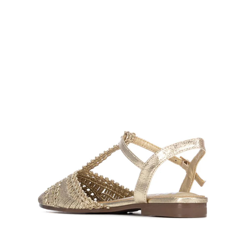 X.t.i 145136 gold flats