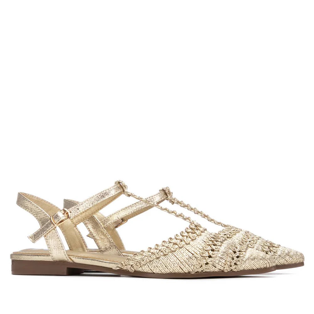 X.t.i 145136 gold flats