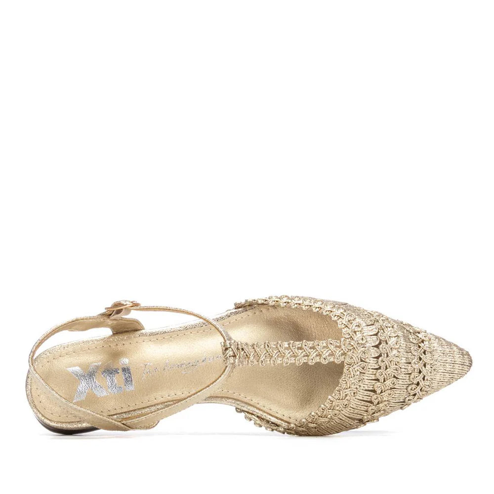 X.t.i 145136 gold flats
