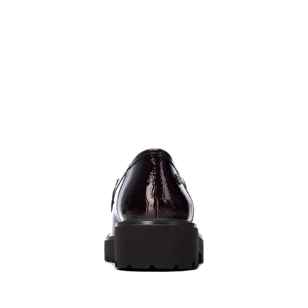 Xti Burgundy Patent Loafer 146258