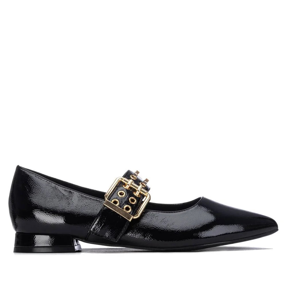 Xti Black Patent Shoe 146418